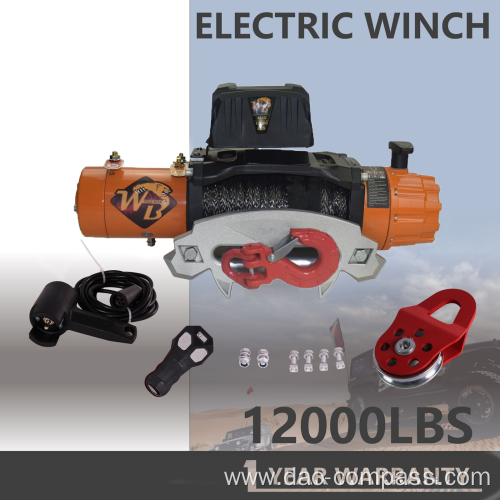 Synthetic Rope Electric Winch